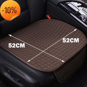 New Plus Size Car Seat Cover Automobiles Linen Seat Cushion Linen Fabric Vehicle Protector Car Accessories Universal Anti-slip