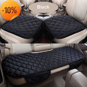 New Flocking Cloth Car Seat Cover Protector Universal Front Rear Warm Car Seat Cushion Protector Pad Mat with for Suv Truck