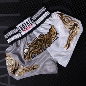 Short Masculino Muay Thai Masculino Short Feminino Infantil Adolescente Boxe Kickboxing Luta MMA Trunks Calça Curta Sanda Grappling Training 230707