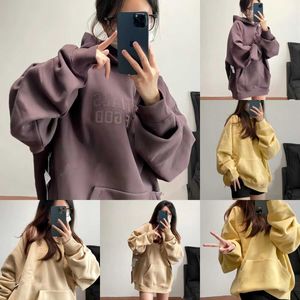 Mäns essentialhoode -tröjor män kvinnor designer essentail tröja tröjor passar streetwear pullover toppar kläder lösa huva jumper överdimensionerad onz