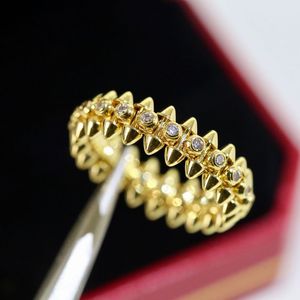 Liebesring Clash de Ringe Modeschmuck 18 Karat Gold Silber Titan Stahl Kugel Paar Ringe Frauen Männer Diamant Hip Hop Schmuck Designer Party Hochzeit Geschenke Größe 5-10