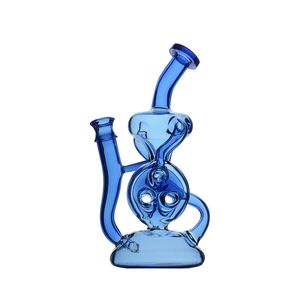 CCG Swiss Recycler Dab Rig mit Nadellöchern und 14,5-mm-Verbindung