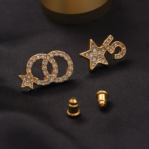 Hot Sale Classic Designer DIY Stud Star Earrings Light Luxury Design for Women Girls Fest Birthday Present