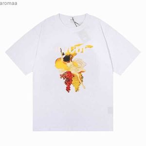 2023 Summer Rh Designers Summer Mens Rhude t Shirts for Mens Tops Letter Polos Shirt Embroidery Womens Tshirts Clothing Short Sleevedlibm