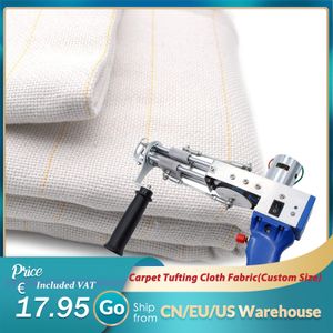 Stoff und Nähen 1*5M/1,5*4M Primär-Tufting-Stoff-Trägerstoff für Teppichweberei, Strickmaterial, Teppich-Tufting-Pistolen-Stickstoff 230707