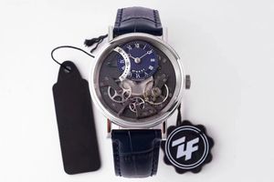 2023 new Zf mens Watch Automatic Reverse jump second hand Watch size 40mmX11.65 sapphire crystal glass ultra-precision Original movement Italian cowhide movement