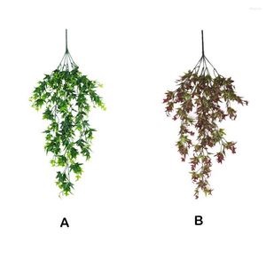 Decorative Flowers 2 Of Simulated Plants For Home And Restaurant Outdoor Easy Management Colored Shop Hanging
