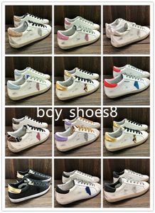 New Fashion golden designer shoes super star brand casual new release luxury Shoes Italy women sneakers Iuxury Sequin Classic goose white do 2023