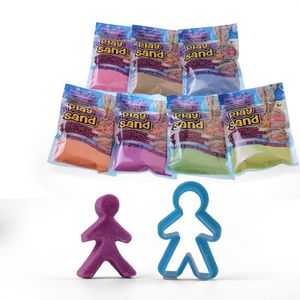 100 g/Beutel Magisches dynamisches Sandspielzeug, Ton, superfarbig, weicher Weltraum-Spielsand, Antistress-Zubehör, Lernspielzeug für Kinder