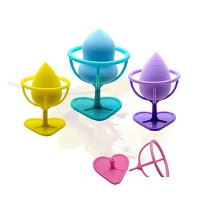 Spugne Applicatori Cotone New Colorf Makeup Sponge Gourd Powder Puff Rack Egg Staffa Box Dryer Organizer Beauty Shelf Holder To Dhp0O