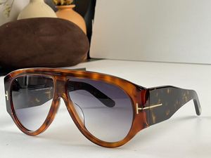 5A очки TF FT1044 TF Солнцезащитные очки Bronson Eyewear Дизайнерские дизайнерские солнцезащитные очки для мужчин Women 100% UVA/UVB с бокалом Back Bag Fendave Ft5401 852