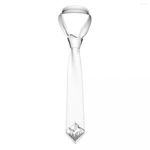 Flugor The Diamond Range Unisex Slipsar 8 Cm Utomhus Berg Vandring Nationalparker Slips för män Kostymer Accessoarer Cravat Office