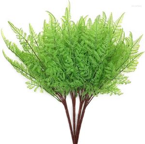Fiori decorativi Arbusti artificiali Piante in plastica Foglie di felce Cespugli di erba persiana Decorazioni per esterni per interni e giardini domestici