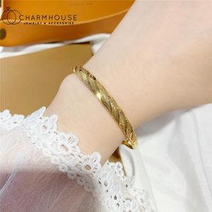 Pulseira de punho de cor dourada pulseiras para mulheres pulseira ajustável Pulsera Femme jóias vintage acessórios presentes de festa bijoux