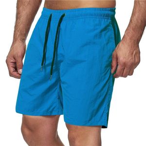 Herrshorts Sommarstrandbyxor Godisfärg Femdelade tio Snabbtorkande Casual