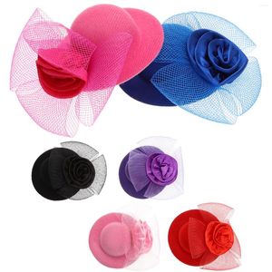 Bandanas 6 Pcs Mini Snowman Hat Crafts Party Hats Cowgirl Dolls Dress Miniature Tiny