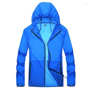 Men's Jackets Men Women Quick Dry Skin Waterproof Anti-UV Coats Couple Clothing Outdoor Brand Camping Hiking Male Female Jacket K152