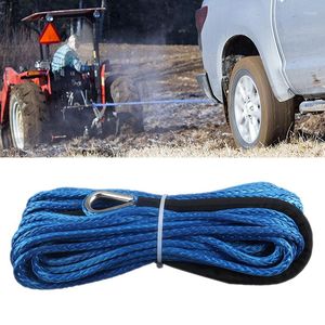 Tüm Arazi Tekerlekleri ATV Towing Snap Hook Vinç Halat 6mm x 15m Halat RZR UTV Traktör Offroad Pit Bisiklet Aksesuarları için Kablo Hattı