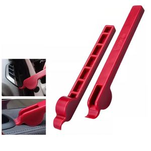 Car Panel Remover Audio Pry Bar Dashboard Pry Tool Car Interior Trim Disassembly Fastener Remover Installer Red P34