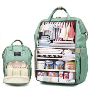 Bolsa de fraldas de grande capacidade bolsa de viagem à prova d'água para caminhada ao ar livre portátil conveniente mochila maternidade bolsa múmia multifuncional rosa verde ba62 C23