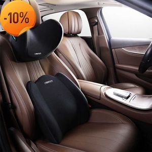 New Car Supporto lombare Poggiatesta Collo Cuscino Supporto Cuscini morbidi per il collo Cuscino Auto Memory Foam Cuscino lombare Supporto per la schiena Universale