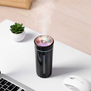 Umidificatori Nuovo Piccolo Silenzioso Portatile Business Home Usb Auto Aromaterapia Umidificatore Phantom Cup Colorato Luce Notturna Umidificatore