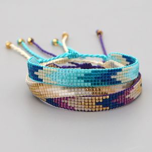 Pulseira para mulheres Boho Friendship Charm Bracelets Joias Bohemian Arrow Pulseras Joias feitas à mão