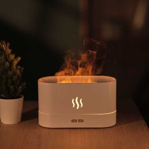 Nawilżacze 250 ml ultradźwiękowego powietrza symulacja nawilżacza płomienie Nocne światło USB olejek eteryczny dyfuzor zapach SOUTHE SLEY Atomizer