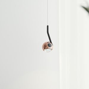 Lampade a sospensione Germania Design Minimalista Comodino Hanglamp Nordico Moderno Regolabile Ristorante Creativo Bar Testa singola Luce oro rosa