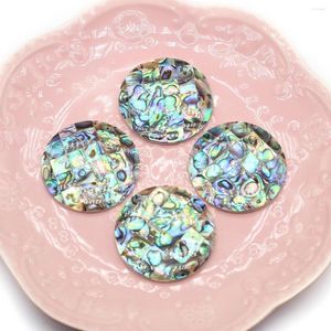 Pendant Necklaces Shell Natural Abalone Round Sphere Splicing Charms For Jewelry Making DIY Necklace Bracelet Accessory