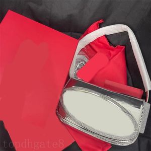 Kvinnors väskor män designer väska med emalj bokstav klassisk stil ikonisk unik populärt Borse Simple Fashion Oval Buckle Jingle Bag distinkt XB009 E23