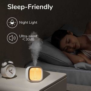 Humidifiers Portable Mini Humidifier Rechargeable Night Light Aromatherapy diffuser Mist Small Car Humidifier Quiet Desk Humidifier