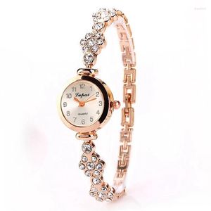 Начатые часы модные Quartz Watch for Women Diamond Silver Gold Fine Bracelet Ladies Casual Watch Watches Montres Femmes Исправленные часы 2023