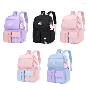 Mochilas escolares meninas crianças mochila de náilon bolsa primária para adolescente mochila mochila