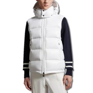 Gilet da uomo piumino Designer Puffer Gilet bianco Gilet da uomo con cappuccio Inverno Unisex Coppia Bodywarmer Giacca da donna senza maniche Gilet caldo spesso da esterno