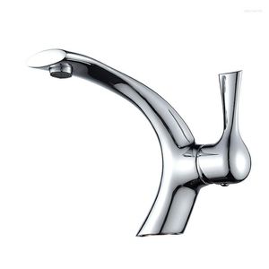 Banyo Lavabo muslukları JFaucet Havzası Krom musluk Modern Mixer Tap Tek saplı su aksesuarları