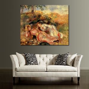 Modern Landscape Canvas Wall Art Reclining Women Pierre Auguste Renoir Paintings Handmade High Quality