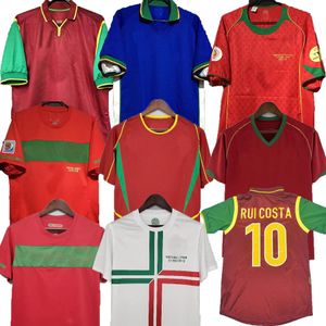 Ronaldo retro futbol formaları 1998 1999 2012 2012 2002 2004 2006 rui costa figo nani pepe klasik futbol gömlekleri Camisetas de futbol portekiz