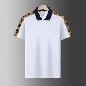 2023 Mens Designer Polo Shirts Luxury Brand Gu Polo Shirts Mens Womens Stylist Polo Design Fashion Manga Curta Casual Tops Roupas de Verão Roupas