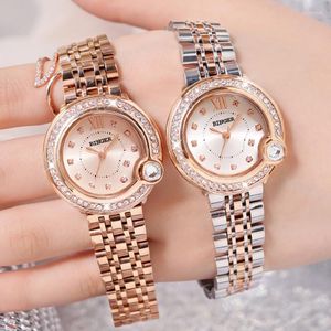 Relógios de pulso Suíça Binger para mulher Relógio Japão Miyota Quartz Bling Retro Diamond Dress Relogios Feminino Relogio De Pulso Kol Saati