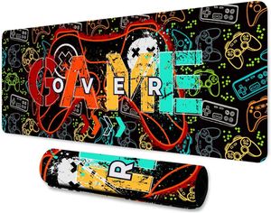 Game Mouse Pad 31.5x11.8x0.12 Inches Cartoon Game Console Handle Graphic Printed Mouse Pad