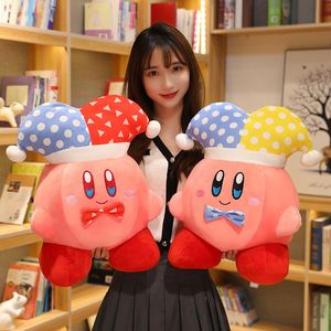 Toptan Kirby Peluş Oyuncak Sevimli Pembe Kirby Switch Oyun Aksiyon Figürü Çocuk Oyun arkadaşı Kurumsal Etkinlik Hediyesi