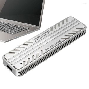 Caixa de disco rígido móvel de 10 Gbps M.2 NVMe SSD Caixa de alumínio tipo C atualizada para MateBook Windows Laptop PC