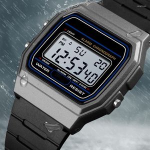 Wristwatches F91W Classic Watch LED Digital Square Women Watches Vintage Military Silicone Strap Electronic Wrist Band Clock