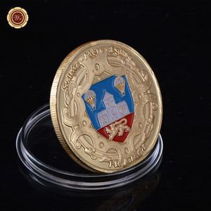 Arts and Crafts Gold plated Commemorative coin Collect gold coins