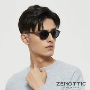 Sunglasses ZENOTTIC Fashion Polarized Men Women Brand Designer Retro Round Sun Glasses Vintage UV400 Goggles Shades 230707