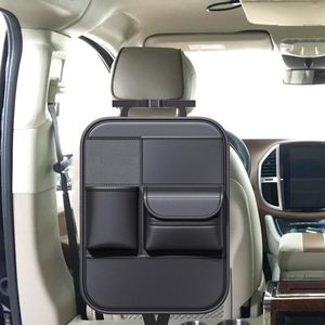 Car Organizer Back Seat Protector Storage Black For Most Of Cars And SUV Tablet Holder