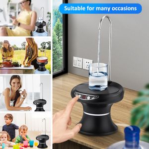 Water Pumps 2 in 1 Water Pump Automatic Dispenser Cooler for Bottle Electric Water Gallon Pump Drinking Portable USB Charge about 19 liters 230707