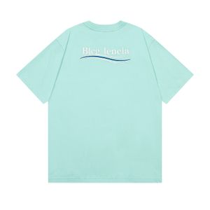 BLCG LENCIA 2023 Sommarnyhet 250g 100 % bomullstyg T-shirt Herr Högkvalitativt tryck Färg Drop Sleeve Lösa Tshirts Oversize Toppar 2023113