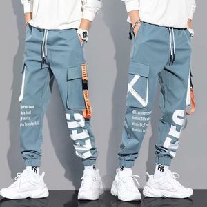 Kleid Hip Hop Cargo Hosen Männer Streetwear Baumwolle Jogger Mode Jogginghose Männlichen Casual Harem Hosen Sommer Haruku Hosen Männer Frauen